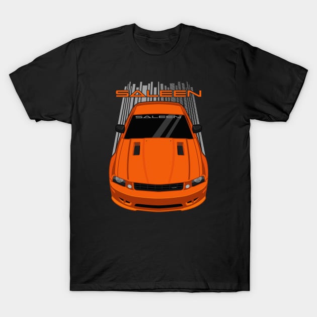 Ford Mustang Saleen 2005-2009 - Orange T-Shirt by V8social